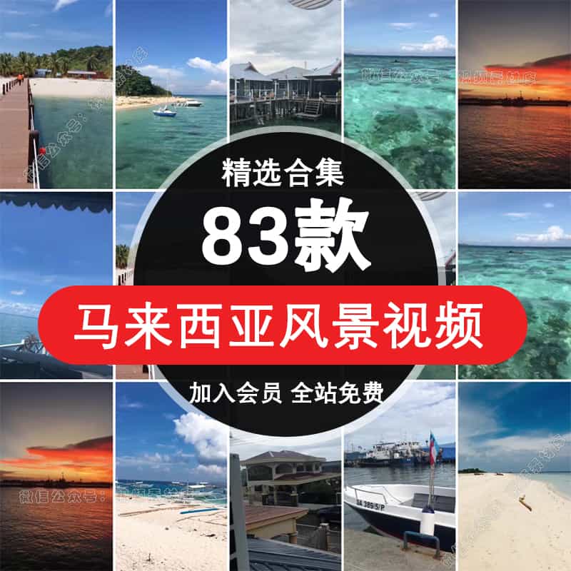 国外东南亚马来西亚建筑寺庙大海南海海边风景旅游地标实拍高清视频素材【014期】