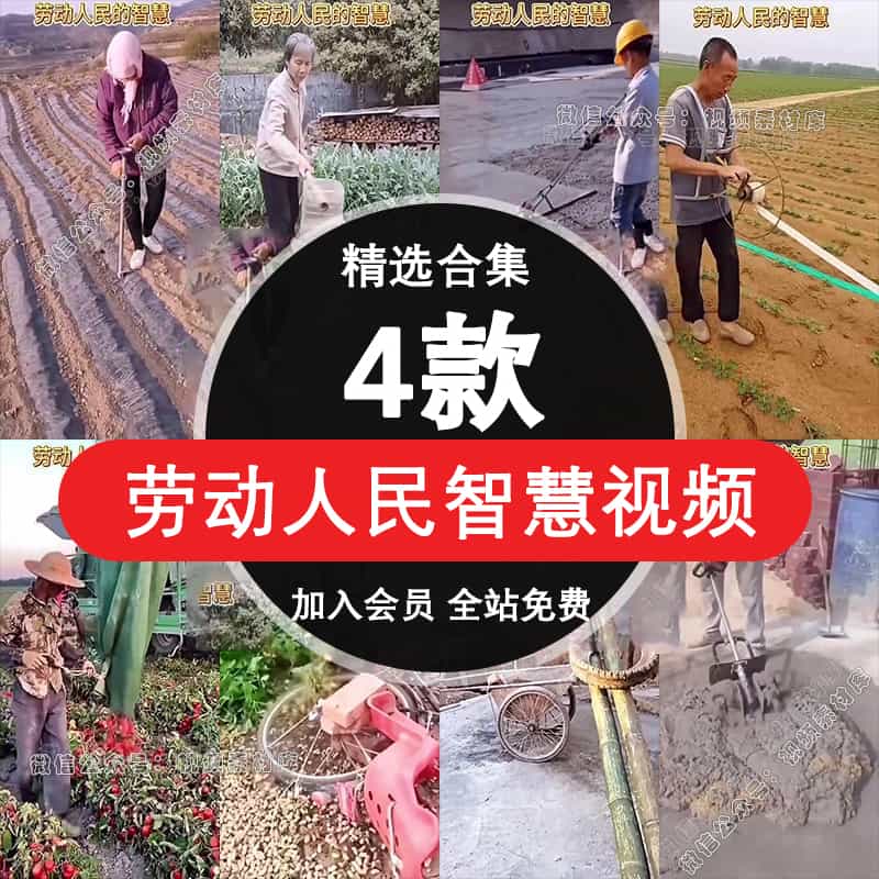 劳动人民有的智慧农民生活技巧高清竖屏抖音热门无人直播视频素材